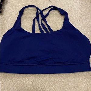 Lululemon, navy blue energy bra